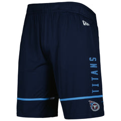 Tennessee Titans New Era Combine Authentic Rusher Training Shorts - Navy Shorts