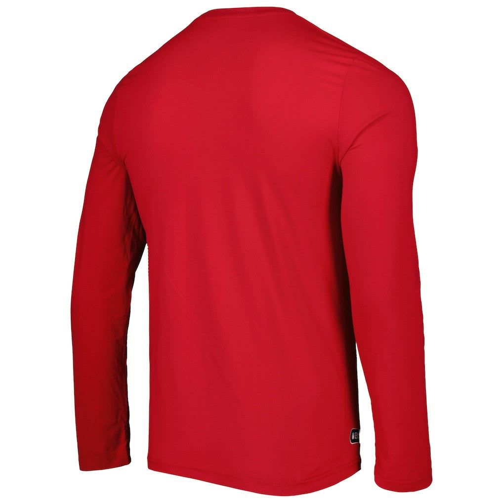 Arizona Cardinals New Era Combine Authentic Home Stadium Long Sleeve T-Shirt - Cardinal T-shirts