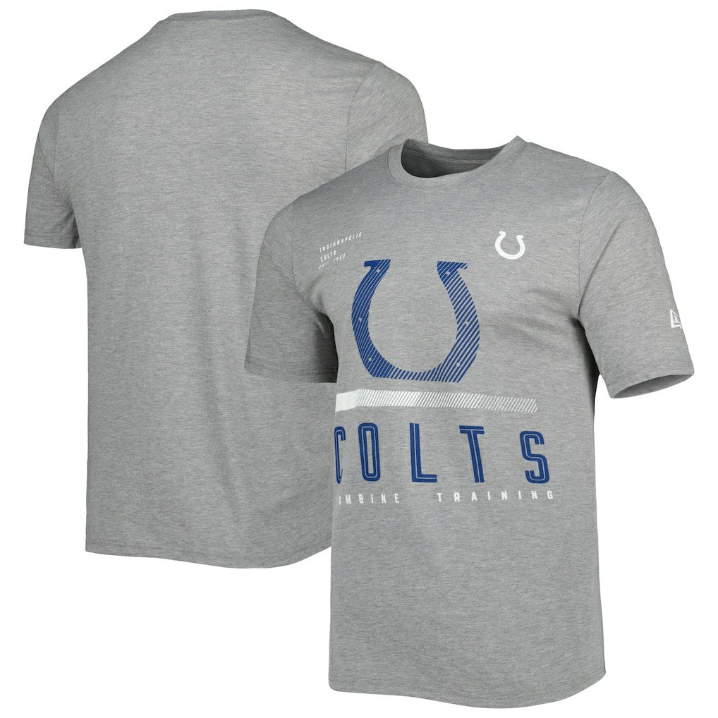 Indianapolis Colts New Era Combine Authentic Red Zone T-Shirt - Heathered Gray T-shirts