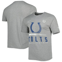 Indianapolis Colts New Era Combine Authentic Red Zone T-Shirt - Heathered Gray T-shirts