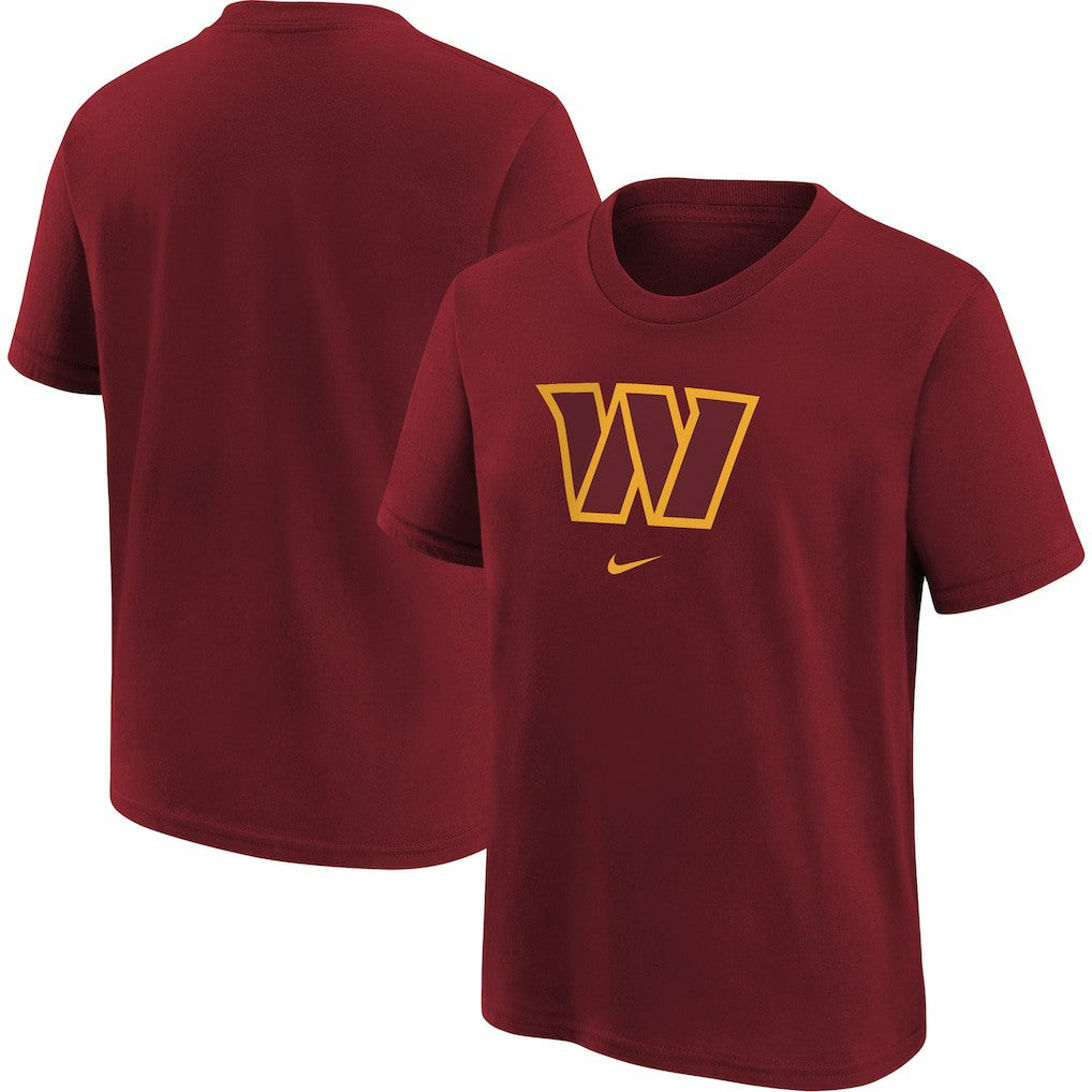 Washington Commanders Youth Logo T-Shirt - Burgundy T-shirts