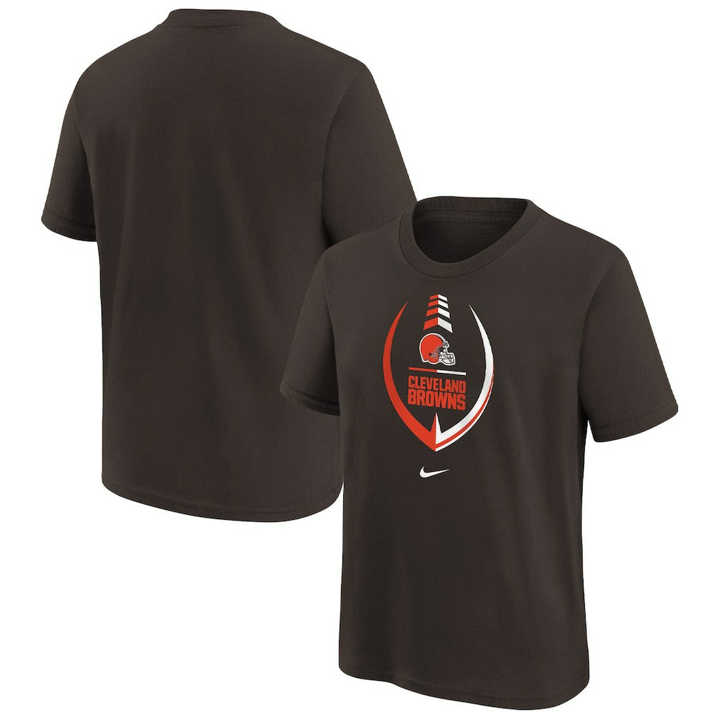 Cleveland Browns Girls Preschool Icon T-Shirt - Brown T-shirts