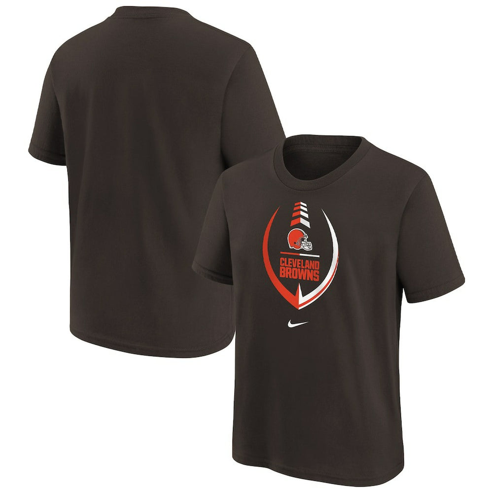 Cleveland Browns Girls Preschool Icon T-Shirt - Brown T-shirts