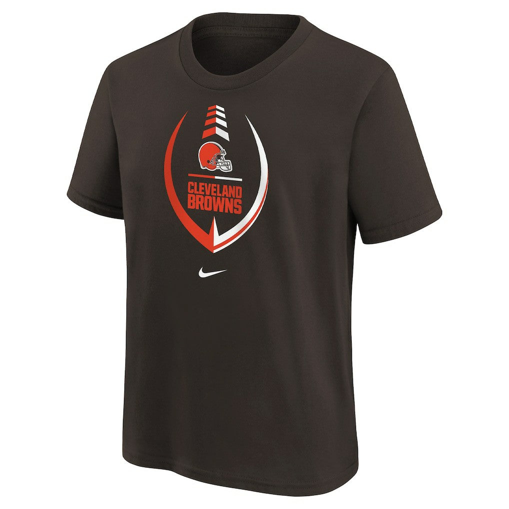 Cleveland Browns Girls Preschool Icon T-Shirt - Brown T-shirts