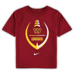Washington Commanders Girls Preschool Icon T-Shirt - Burgundy T-shirts