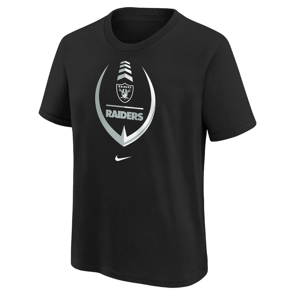 Las Vegas Raiders Girls Preschool Icon T-Shirt - Black T-shirts