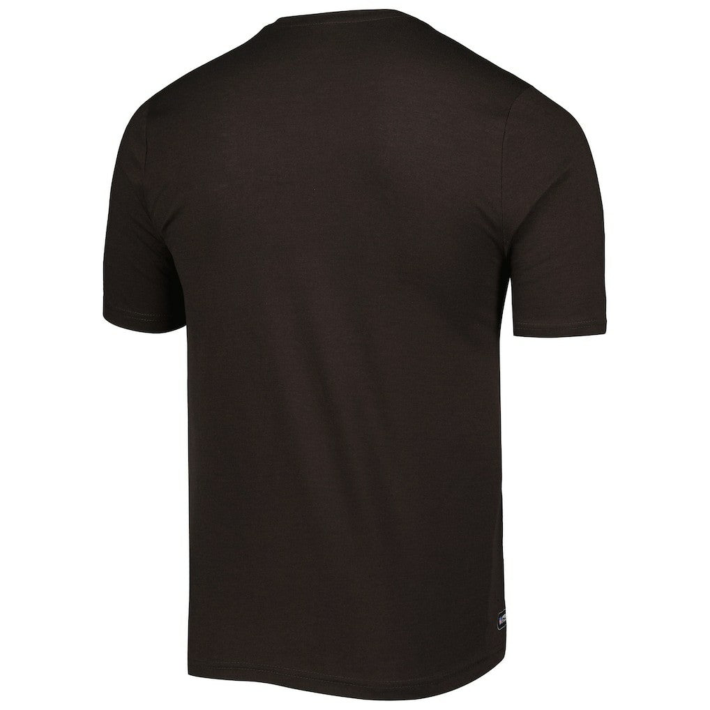 Cleveland Browns New Era Combine Authentic Ball Logo T-Shirt - Brown T-shirts