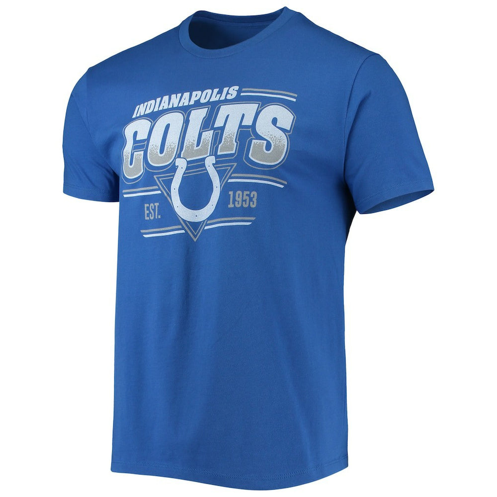 Indianapolis Colts Junk Food Throwback T-Shirt - Royal T-shirts