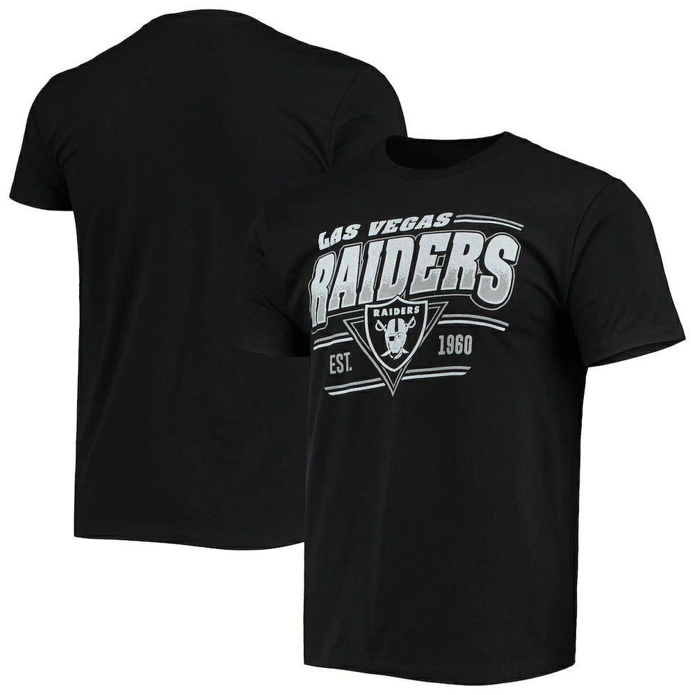 Las Vegas Raiders Junk Food Throwback T-Shirt - Black T-shirts