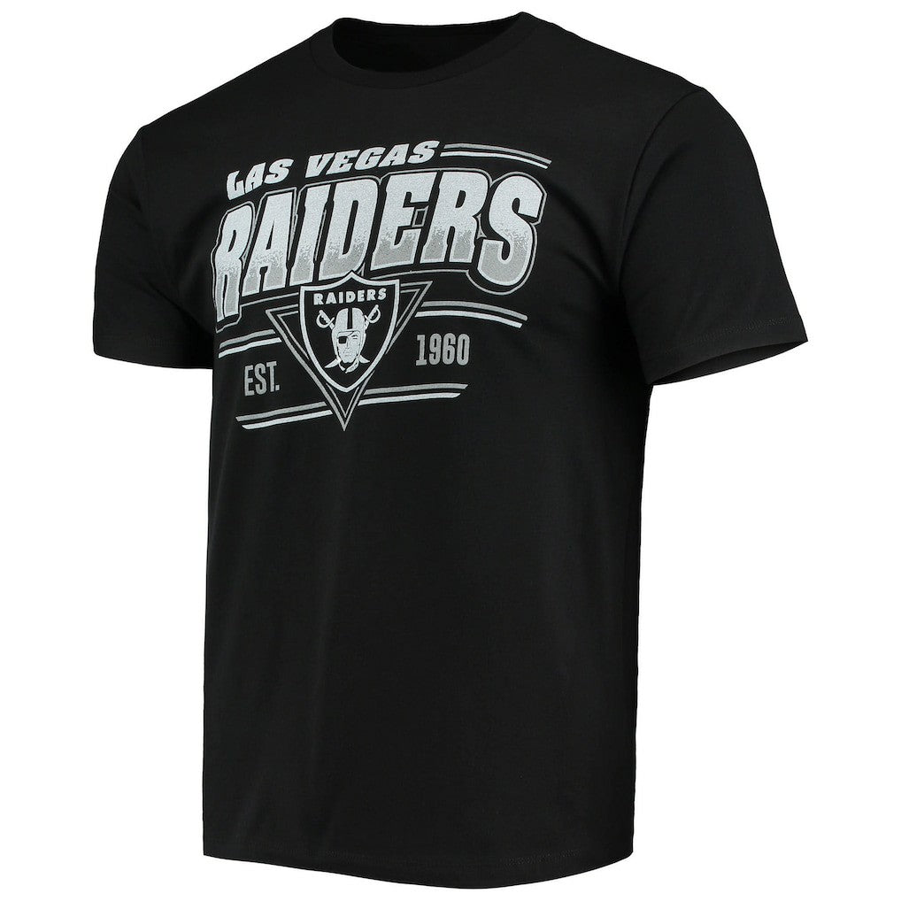 Las Vegas Raiders Junk Food Throwback T-Shirt - Black T-shirts
