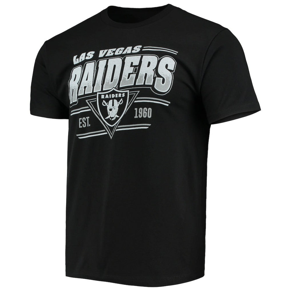 Las Vegas Raiders Junk Food Throwback T-Shirt - Black T-shirts