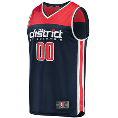 Washington Wizards Fast Break Replica Custom Jersey Navy Statement Edition - Fanatics