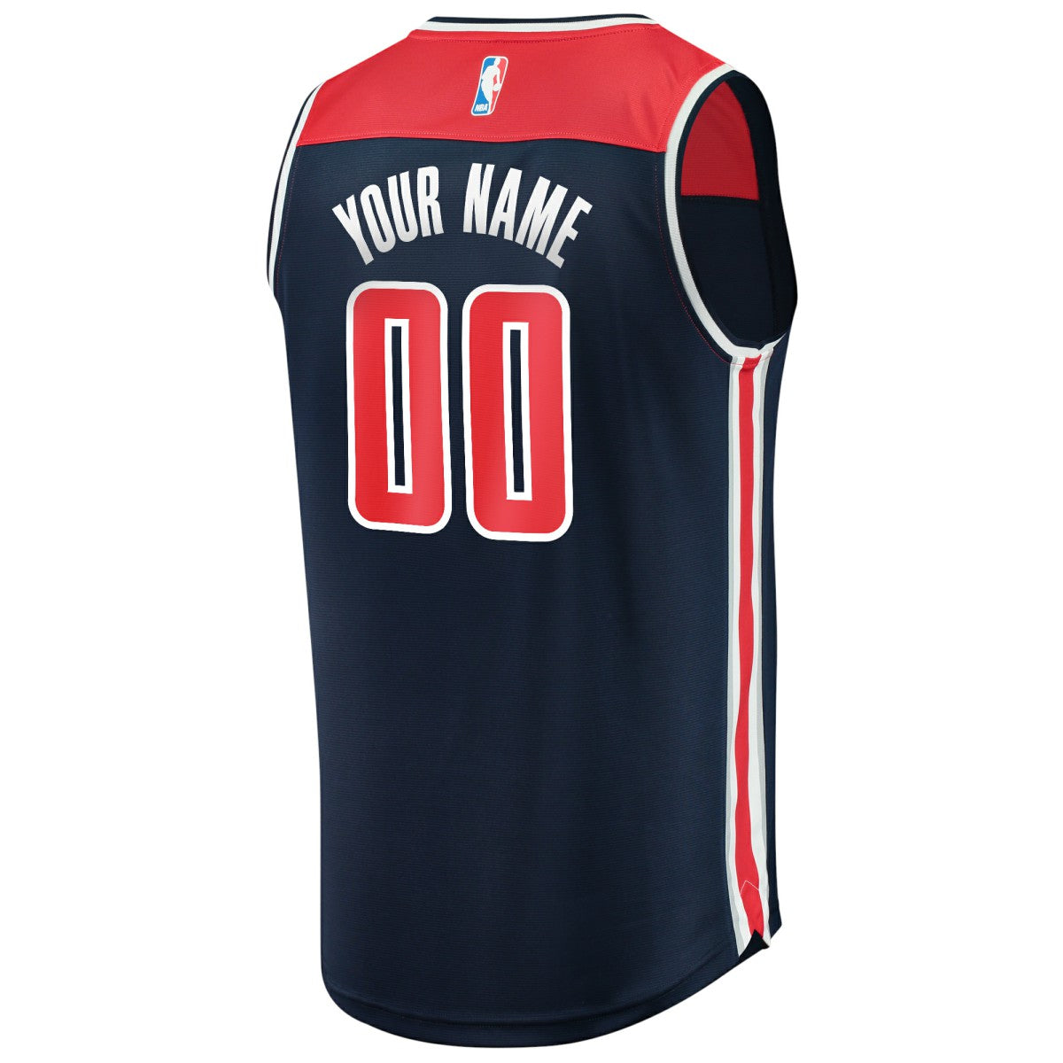 Washington Wizards Fast Break Replica Custom Jersey Navy Statement Edition - Fanatics