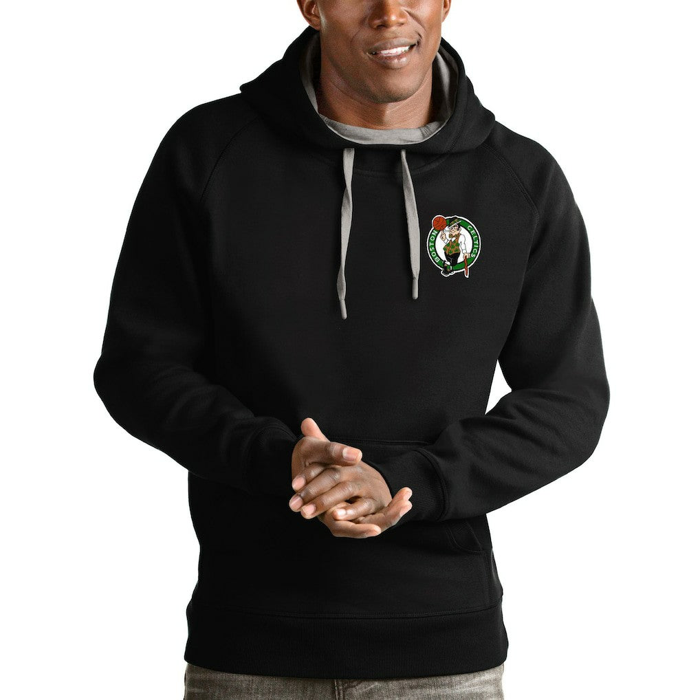 Boston Celtics Antigua Victory Pullover Hoodie Black outlet