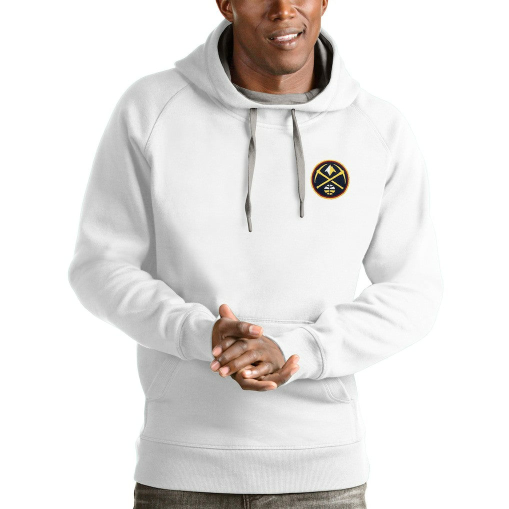Denver Nuggets Antigua Victory Pullover Hoodie White outlet