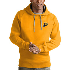 Indiana Pacers Antigua Victory Pullover Hoodie Gold