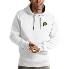 Indiana Pacers Antigua Victory Pullover Hoodie White