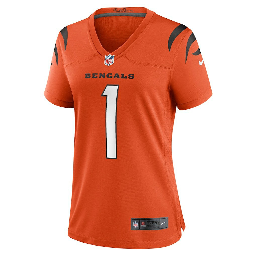 Ja'Marr Chase Cincinnati Bengals Women's Alternate Game Jersey - Orange Jerseys