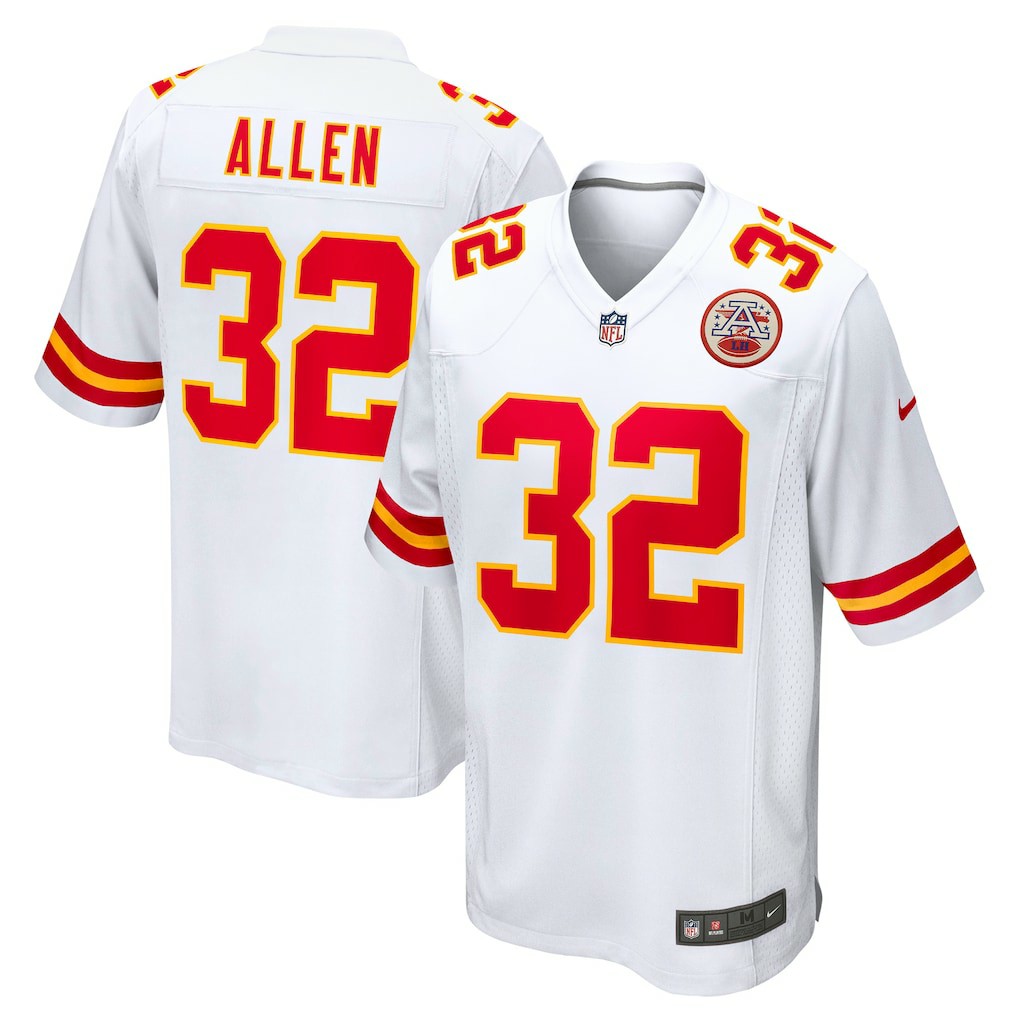 Marcus Allen Kansas City Chiefs Retired Player Game Jersey - White Jerseys