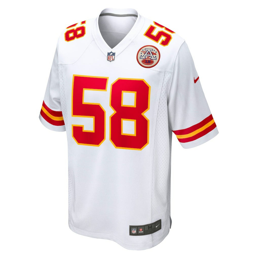 Derrick Thomas Kansas City Chiefs Retired Player Game Jersey - White Jerseys