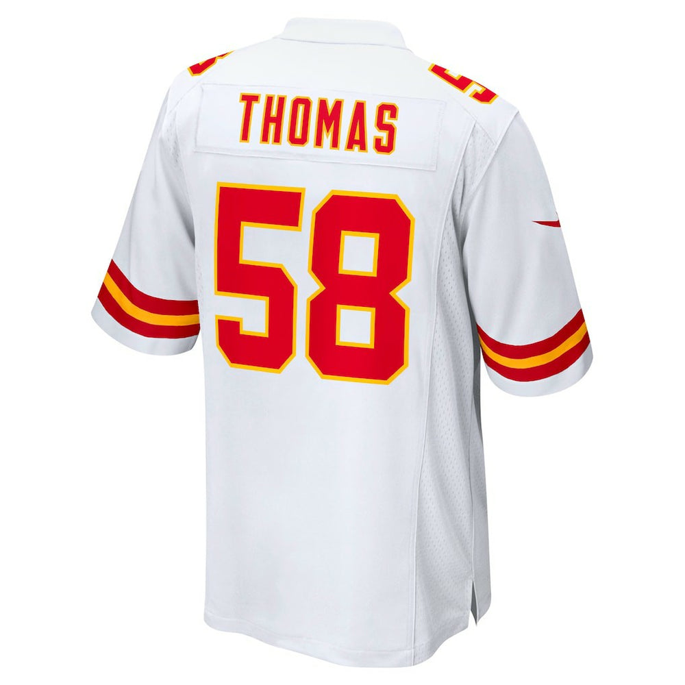 Derrick Thomas Kansas City Chiefs Retired Player Game Jersey - White Jerseys