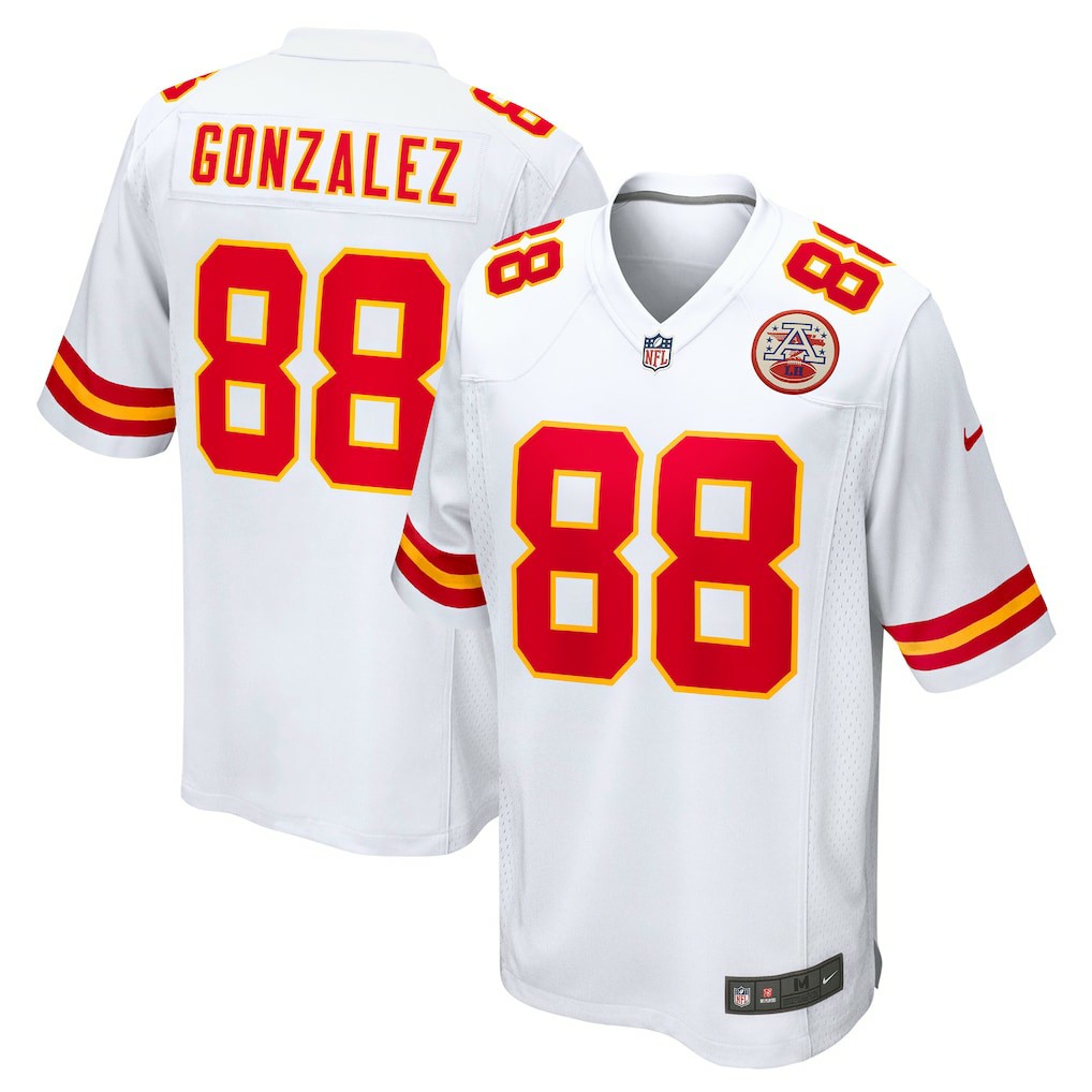 Tony Gonzalez Kansas City Chiefs Retired Player Game Jersey - White Jerseys