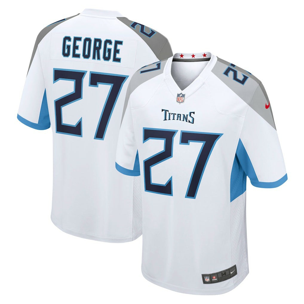 Eddie George Tennessee Titans Retired Player Game Jersey - White Jerseys