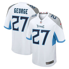 Eddie George Tennessee Titans Retired Player Game Jersey - White Jerseys