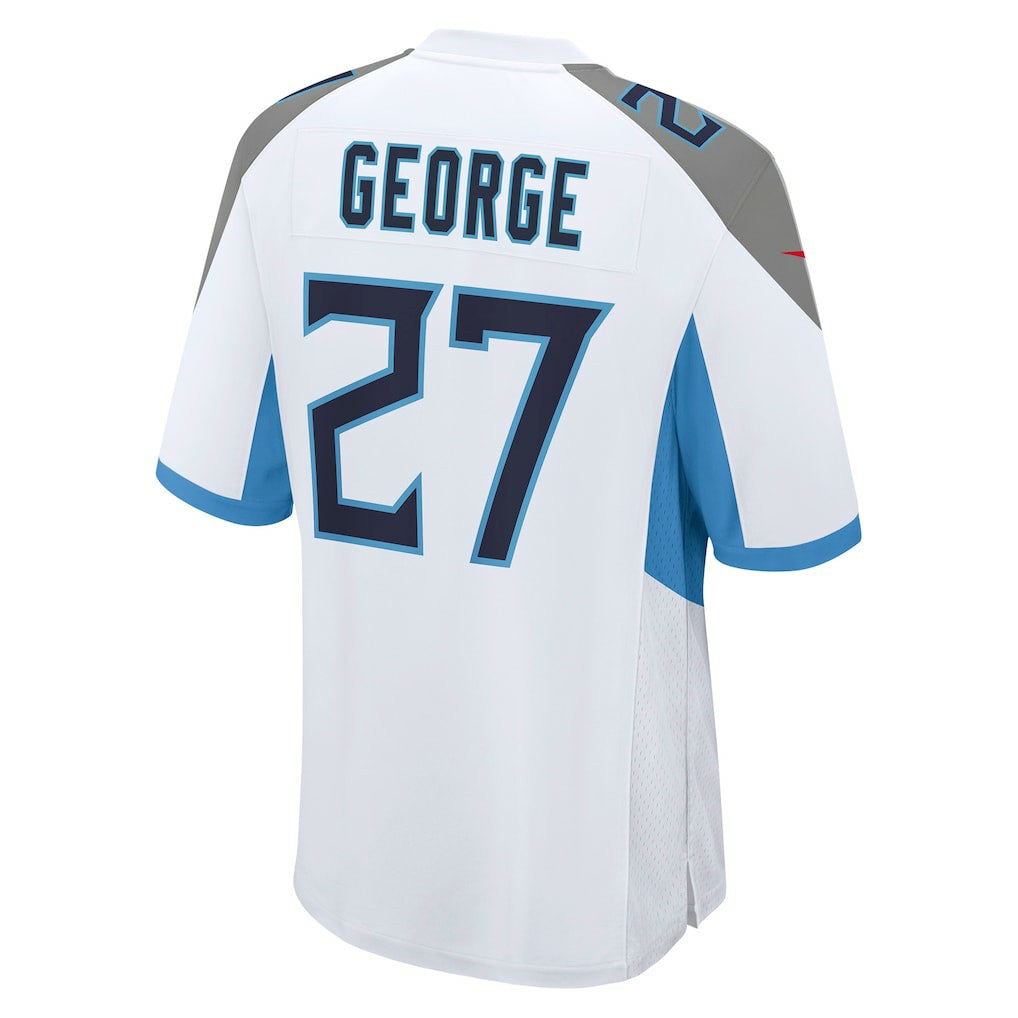 Eddie George Tennessee Titans Retired Player Game Jersey - White Jerseys
