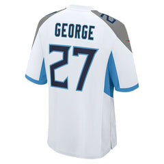 Eddie George Tennessee Titans Retired Player Game Jersey - White Jerseys