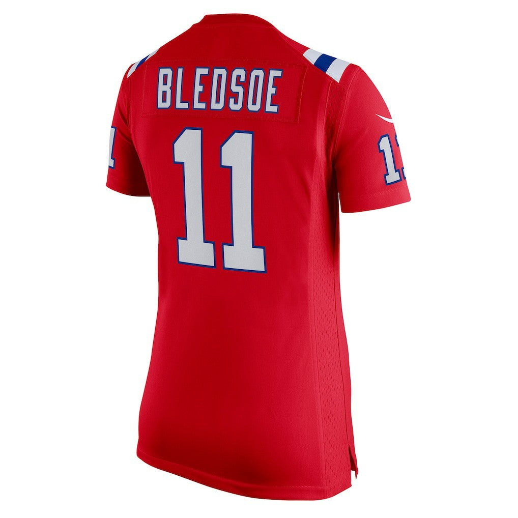 Drew Bledsoe New England Patriots Women's Retired Game Jersey - Red Jerseys
