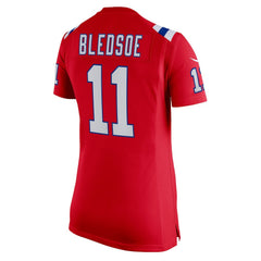 Drew Bledsoe New England Patriots Women's Retired Game Jersey - Red Jerseys