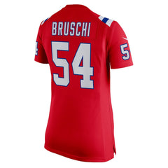 Tedy Bruschi New England Patriots Women's Retired Game Jersey - Red Jerseys