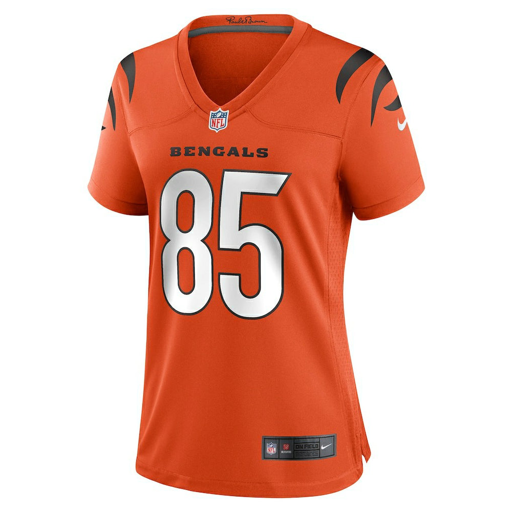 Chad Johnson Cincinnati Bengals Women's Retired Game Jersey - Orange Jerseys