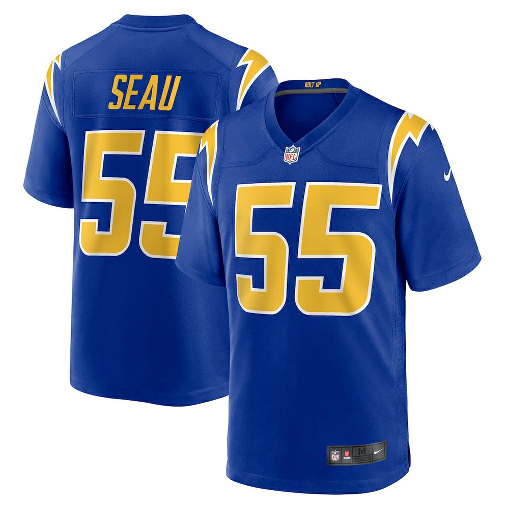 Junior Seau Los Angeles Chargers Retired Player Alternate Game Jersey - Royal Jerseys