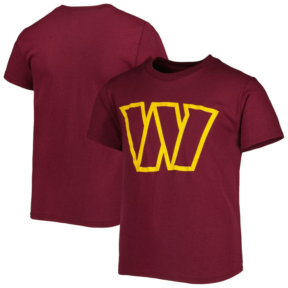 Washington Commanders Youth Team Logo T-Shirt - Burgundy T-shirts