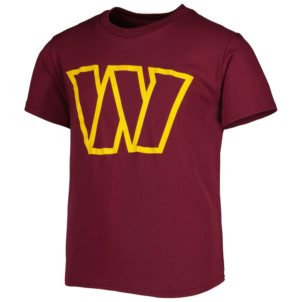 Washington Commanders Youth Team Logo T-Shirt - Burgundy T-shirts