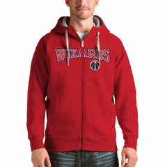 Washington Wizards Antigua Victory Full-Zip Hoodie Red