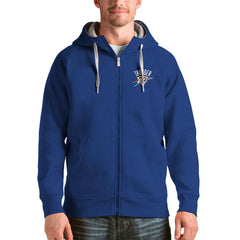 Oklahoma City Thunder Antigua Logo Victory Full-Zip Hoodie Royal