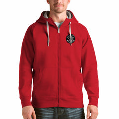 Toronto Raptors Antigua Logo Victory Full-Zip Hoodie Red