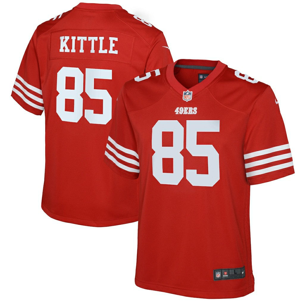 San Francisco 49ers Youth Game Jersey - Scarlet Jerseys