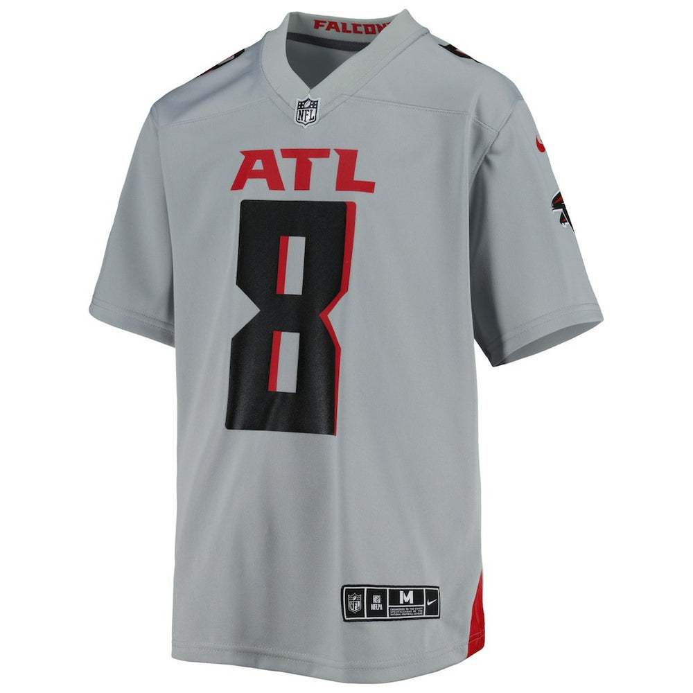 Kyle Pitts Atlanta Falcons Youth Inverted Game Jersey - Gray Jerseys