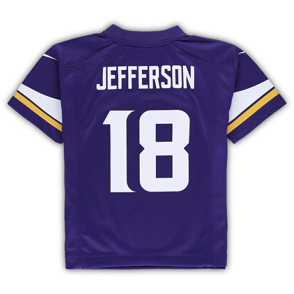 Justin Jefferson Minnesota Vikings Preschool Game Jersey - Purple Jerseys