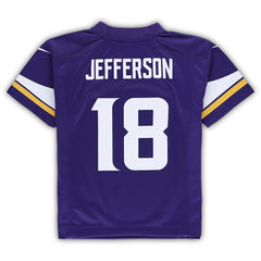 Justin Jefferson Minnesota Vikings Preschool Game Jersey - Purple Jerseys