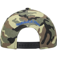 Philadelphia 76ers Woodland Desert Snapback Hat Camo - Mitchell & Ness
