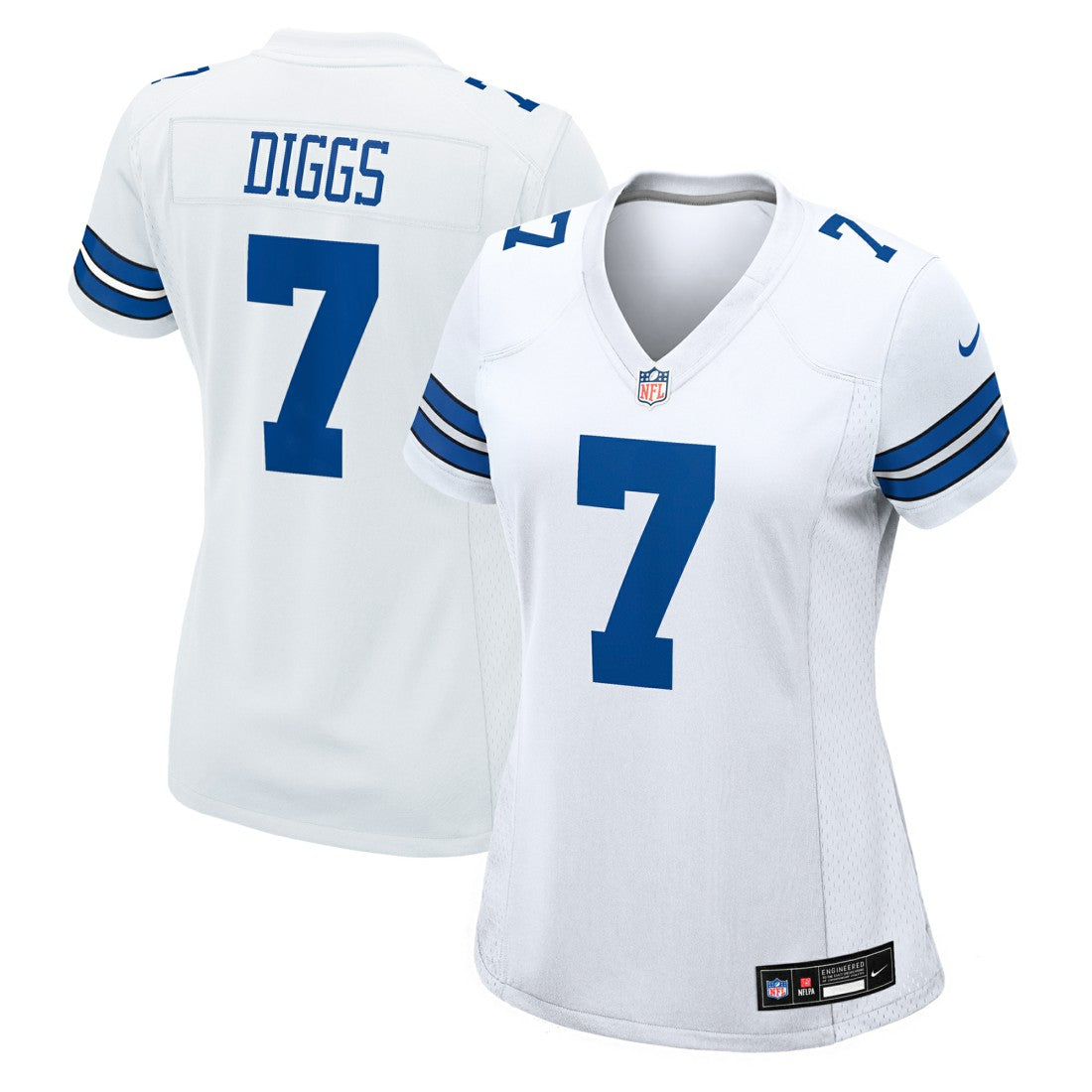 Trevon Diggs Dallas Cowboys Women's Game Jersey - White Jerseys