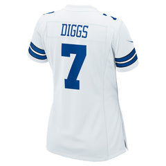 Trevon Diggs Dallas Cowboys Women's Game Jersey - White Jerseys