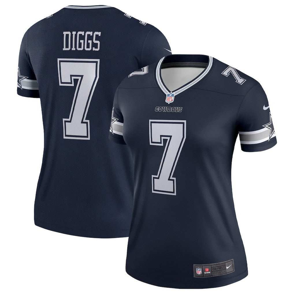 Trevon Diggs Dallas Cowboys Women's Legend Player Performance Top - Navy Tops