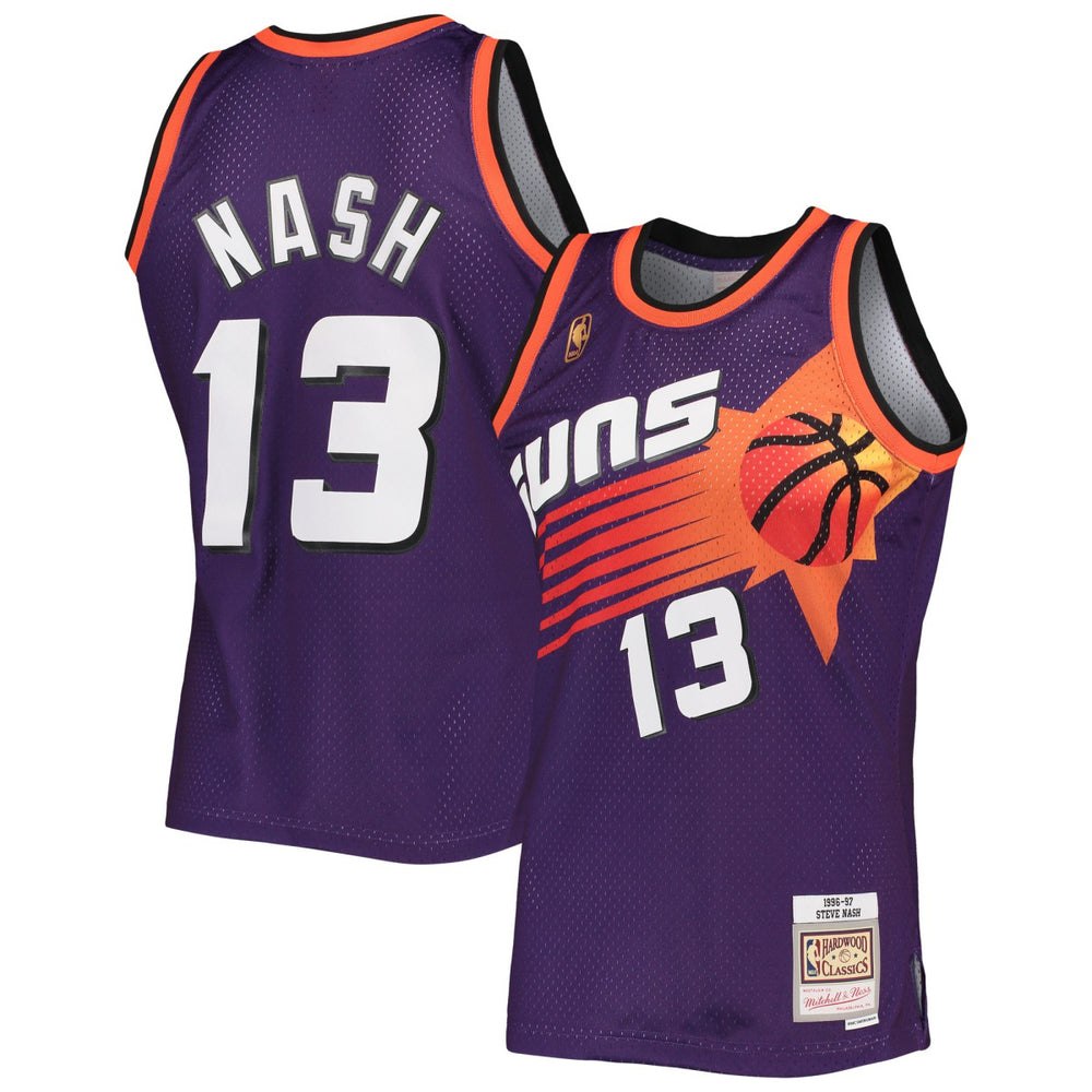 Steve Nash Phoenix Suns 1996/97 Hardwood Classics Swingman Jersey Purple - Mitchell & Ness