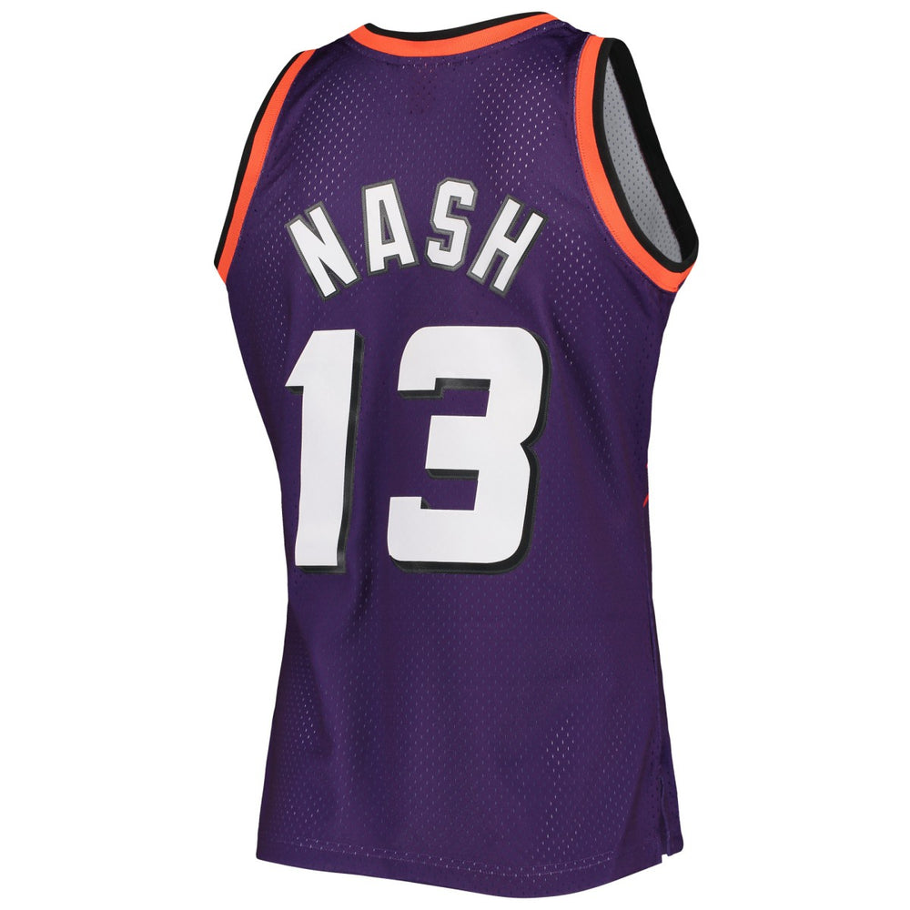 Steve Nash Phoenix Suns 1996/97 Hardwood Classics Swingman Jersey Purple - Mitchell & Ness